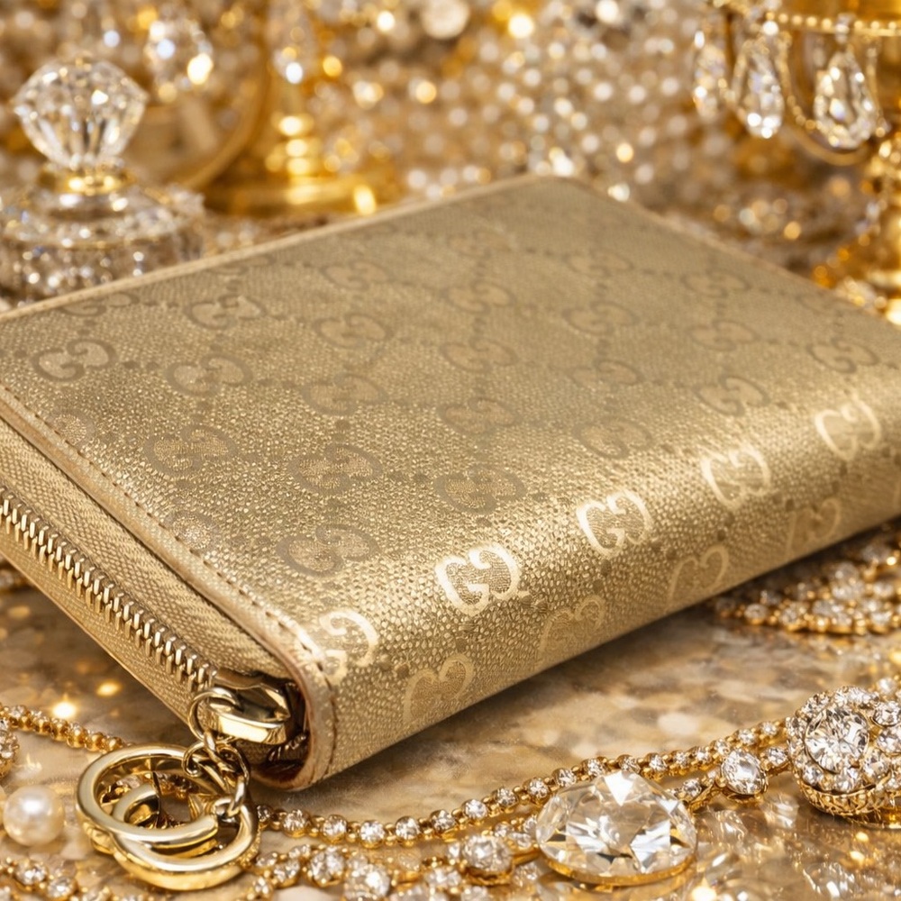 Gucci Guccissima monogram leather zip-around wallet - Picture 2 of 5